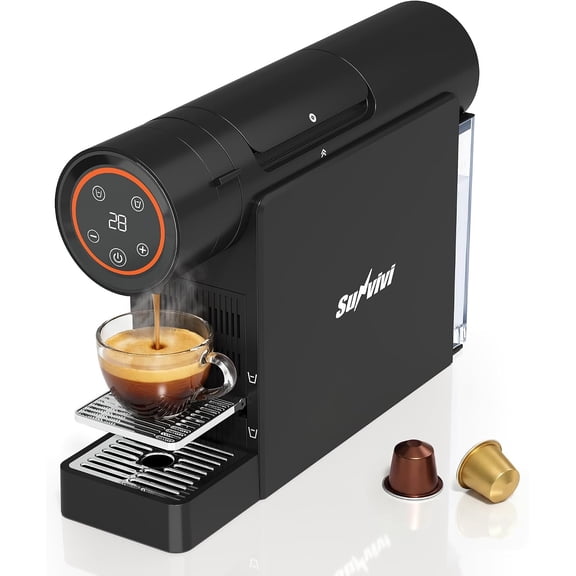 SUNVIVI 20 Bar Espresso Machine for Nespresso Pod - Cafetera Espresso