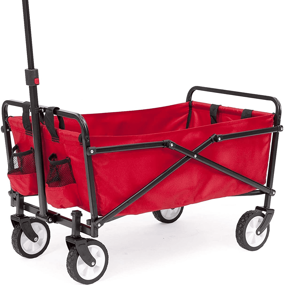 Seina Collapsible Folding Wagon with Straps | Utility Cart