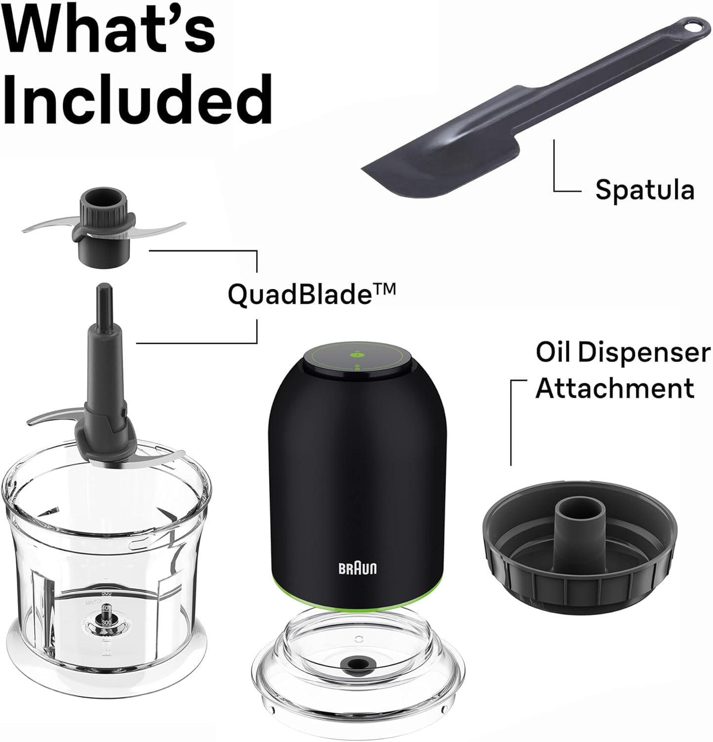 CH3012BK EasyPrep  Food Processor, 4 Cup Capacity with QuadBlade Technology for Fast Chopping and Ice Crushing
