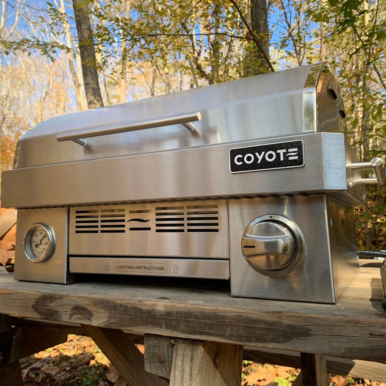 Coyote Portable Propane Gas Grill w/ Bo Jackson Signature Grates -  C1PORTlPBO