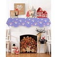 thumbnail image 3 of Purple Mushroom Fireplace Mantel Scarf Table Runner, Spring Botanical Winter Garland Mantel Top Tablerunners Dresser Scarves Cover Decorations for Windows Party Living Room 70''x17'', 3 of 6