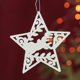 thumbnail image 3 of Árbol de Navidad creativo, accesorios de decoración del hogar, copo de nieve, alas de Ángel, adorno colgante de alce, 3 of 5