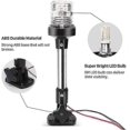 thumbnail image 3 of Boat Navigation Light Fold Down LED Marine Boat Anchor Lights All Round 360 Degree 4500K Pure White 12 V~24V, 3 of 5