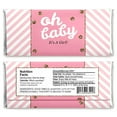 thumbnail image 2 of Big Dot of Happiness Hello Little One - Pink and Gold - Candy Bar Wrappers Girl Baby Shower Favors - Set of 24, 2 of 4