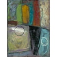 thumbnail image 2 of Joy, Julie 15x18 Black Ornate Wood Framed with Double Matting Museum Art Print Titled - Cool Jazz I, 2 of 4