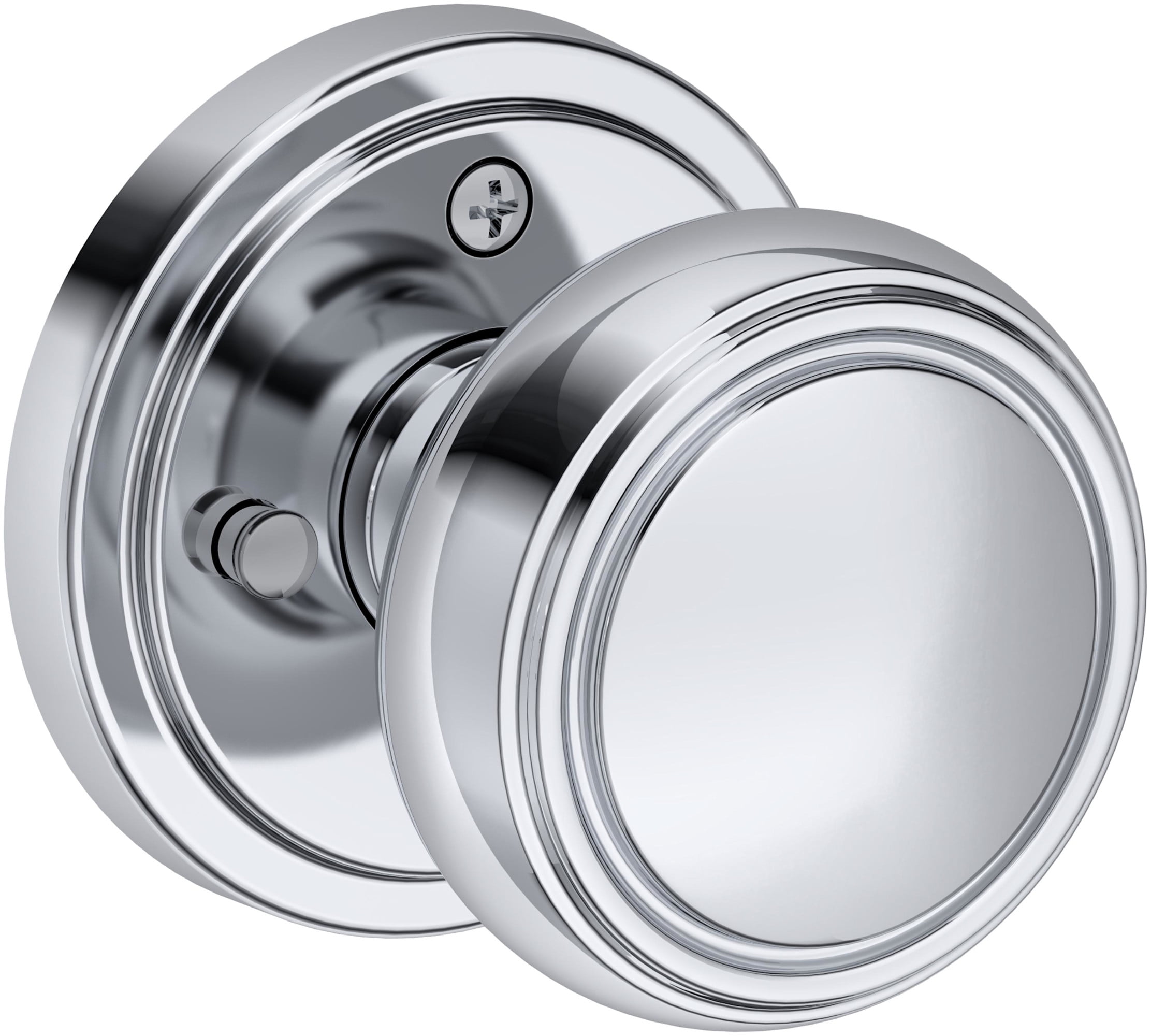Baldwin PVBRESRR112 Bremerton Privacy Door Knob Set - Bronze