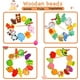 thumbnail image 2 of Niños pequeños Aprendizaje de madera Juguetes para enhebrar Juguete educativo Montessori oso de fresa Electrónica, 2 of 5
