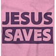 thumbnail image 2 of Jesus Saves Christian Religious Romper Boys or Girls Infant Baby Brisco Brands 6M, 2 of 6