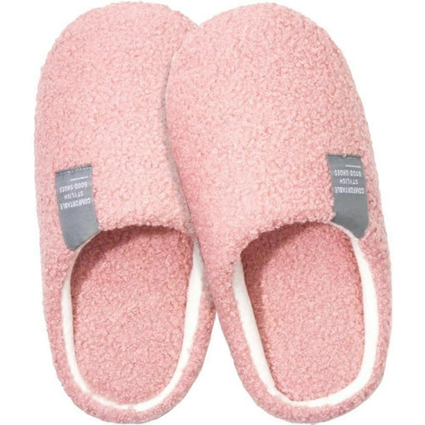 Warm Plush Winter Slippers for Women Soft Bottom Slippers 1Pair Indoor