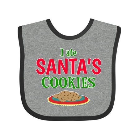 

Inktastic I Ate Santas Cookies Boys or Girls Baby Bib