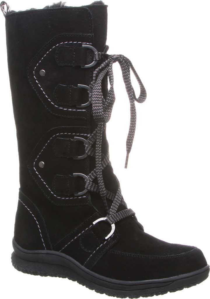 bearpaw black tall boots