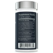 Multi Collagen Complex 5 Types (Types I, II, III, V & X) | Collagen Peptides for Enhanced Absorption | Supports Skin, Hair, Nails & Joints | Marine & Bovine Collagen (90 Capsules)
