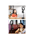 thumbnail image 4 of Desk Ring Light for Computer Laptop,Selfie Circle Light for Zoom Calls, Video Conference Lighting, Desktop Selfie Ring Light Webcam Lighting, 4 of 6