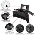 thumbnail image 3 of Byootique Professional Hair Stylist Rolling Tool Box Makeup Artist Train Case, 3 of 10