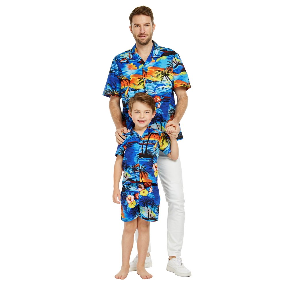 father and son hawaiian shirts uk