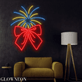 thumbnail image 3 of Glowneon Happy 4th Of July Independence Day With Fireworks Neon Sign, 3 of 5