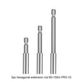 thumbnail image 2 of Riwesomey Juego de brocas de extensión para soporte de punta de destornillador, 3 uds., herramienta de mano de cambio rápido, a prueba de Type3 NO3, 2 of 6
