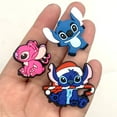 thumbnail image 2 of IVASKY 39PCS PVC Stitch Croc Shoe Charms, Multicolor 1-2 Inch Decorations for Kids Boys Girls, Party Favors, 2 of 7