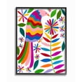 thumbnail image 2 of Stupell  Folk Art Style Rainbow Feathered Bird and Daisy Flowers Framed Art, 11 x 14, Proudly Made in USA - Multi-Color 24 x 30, 2 of 2