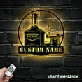 thumbnail image 3 of Craftnamesign Custom Grill Metal Sign LED Light, Custom Name Barbecue Patio Sign, BBQ Decor, 3 of 5