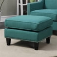 thumbnail image 4 of Picket House Furnishings Ottomane en Émeri, Turquoise, 4 of 4