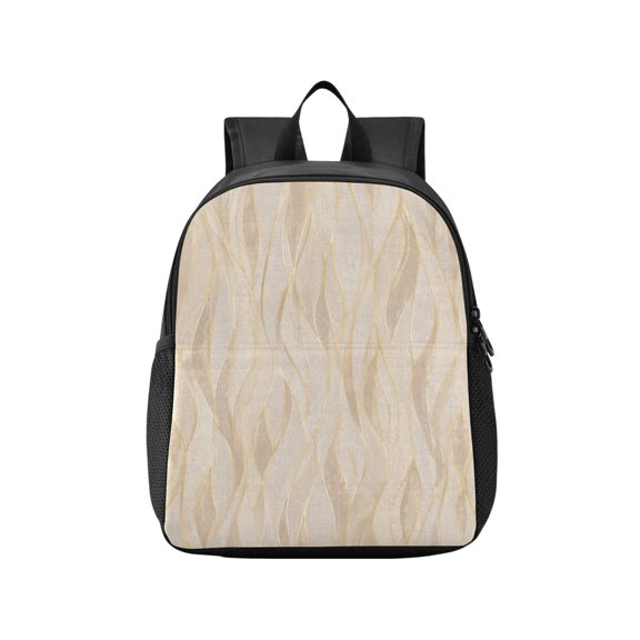 Toddler Backpack Luxury Elegant Wave Pattern Waterproof Lightweight Backpack Casual Mini Daypack for Daycare & Travel