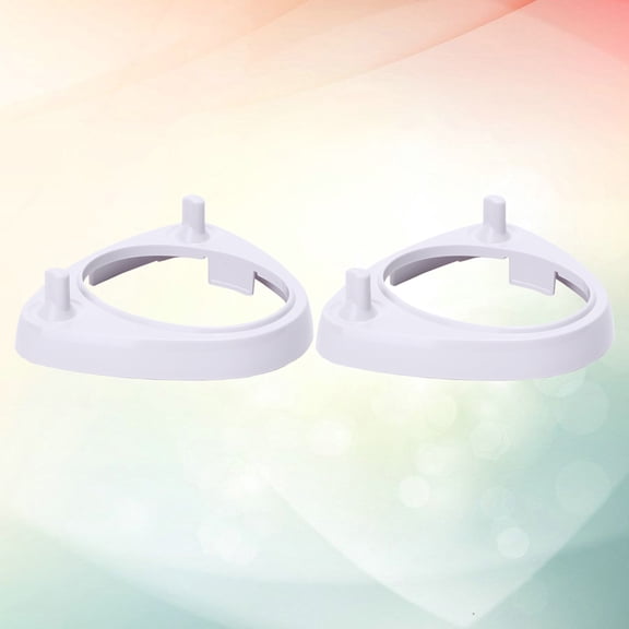 LITINKIMI 2Pcs White Electric Toothbrush Stand Creative Base Holder for Hygienic Dry Storage