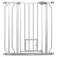 thumbnail image 6 of Carlson Extra Tall Walk-Through Pet Gate, Platinum, 36" H x 29"-36.5" L, with 4-inch Extension, Includes Pressure and Wall Mount Kits, 6 of 6