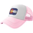 thumbnail image 1 of Retro Colorado State Flag Mesh Back Trucker Cap Baseball Cap, 1 of 8