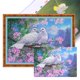 thumbnail image 1 of Kit Punto Cruz Con Palomas Hilo Algodón Ecológico Bordado 11CT 60x45cm, 1 of 9