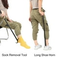 thumbnail image 6 of 35 Inch Long Handle Shoe Horn and Sock Remover Senior Dressing Aid Stick for Men and Women Daily Living Helper, 6 of 16