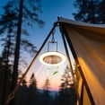 thumbnail image 6 of MMJ Portable Fan, Solar Powered Camping Fan with LED Light, USB Rechargeable, Large Capacity Battery, Hanging Hook for Outdoor Tent, 9.06x9.06x2.76in, 6 of 6