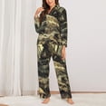 thumbnail image 2 of Kdxio Epic Dragon Skull Scene Women's Pajama Sets Long Sleeve Button Down Sleepwear Nightwear Soft Pjs Lounge Sets-Medium, 2 of 7
