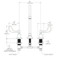 thumbnail image 5 of Speakman Commander Widespread Lavatory Faucet with 4-Inch Wrist Blade Handles, 5 of 5