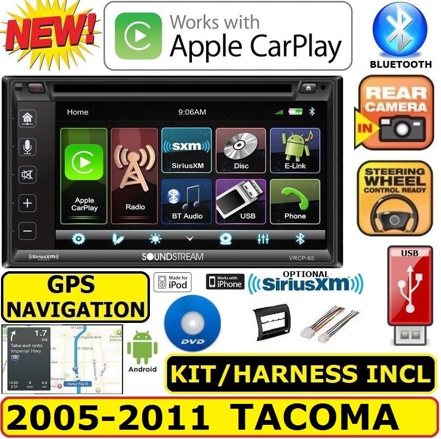 FOR 05-11 TOYOTA TACOMA PIONEER TOUCHSCREEN BLUETOOTH USB AUX RADIO STEREO PKG 