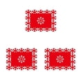 thumbnail image 3 of Inteprter Manteles individuales para , festival, fiesta de Navidad, cena, copos de nieve, tapete de comedor, no tejido, antideslizante, bandeja Type7 NO7, 3 of 6