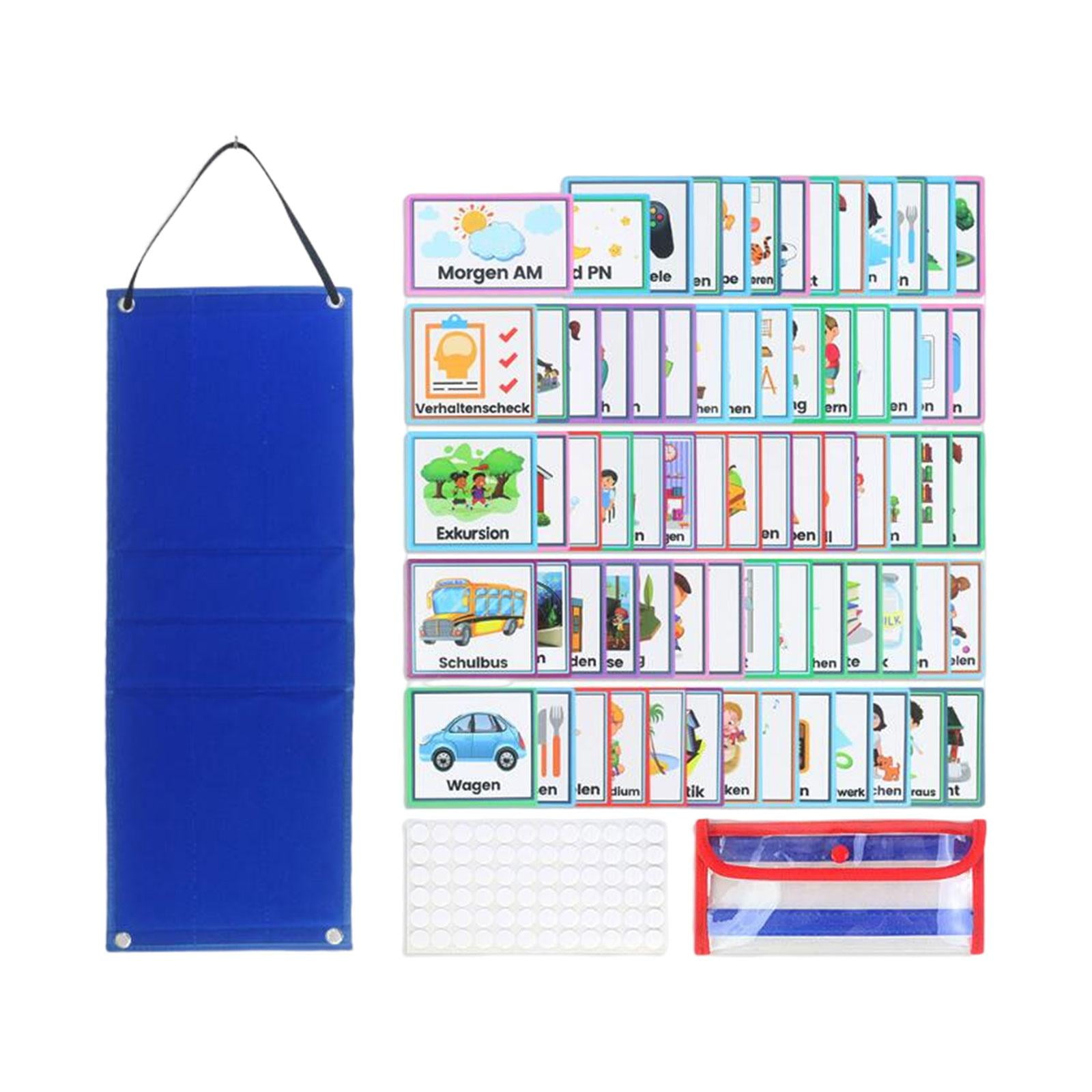kids-visual-schedule-home-chore-chart-morning-bedtime-routine-chart