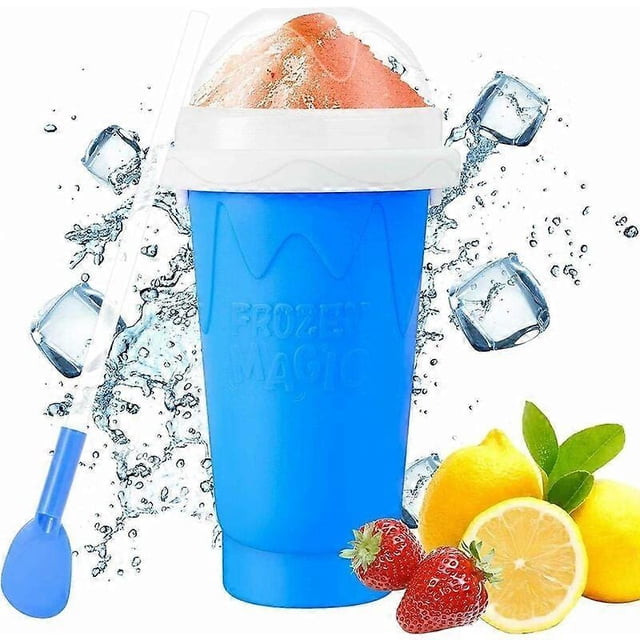 Slush Ice Maker - Slushy Maker, Frozen Magic Smoothie Cup, Slushy Maker Mug, Slushy Maker Mug for Refreshing, Ice Maker Alternative