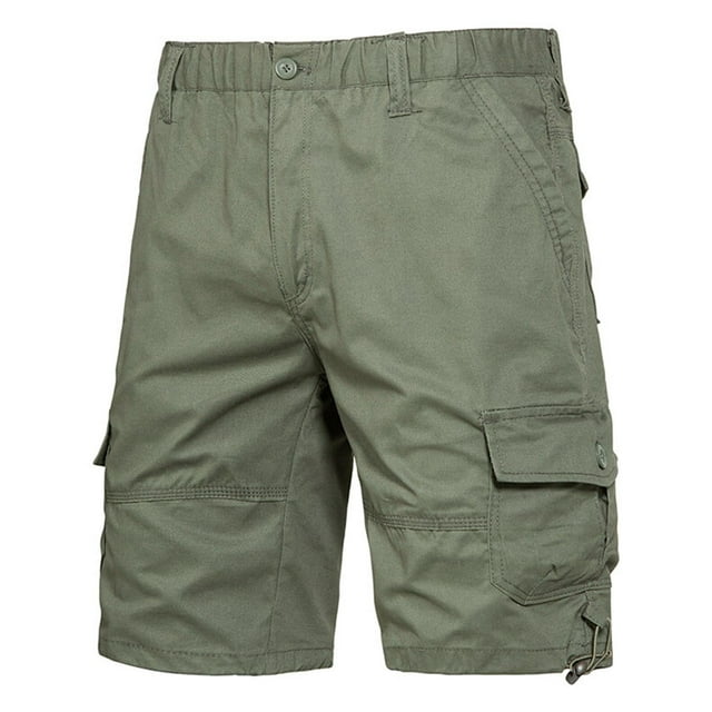Styesk Mens Shorts Men's Stretch Cargo Shorts Casual Button Classic Summer Short With Multi Pockets
