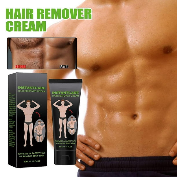 Hair Body Removal Cream, Hair Removal Cream For Men, Painless Hair Remover Cream, Depilatory Cream For Intimate, Underarm, Chest, Back