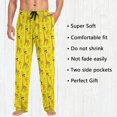 thumbnail image 3 of PISONIC Funny Pajama Pants for Men, Lounge Pants Super Soft Men Pajama Bottoms with Pockets Drawstring, Funny Giraffes, 3 of 6
