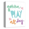thumbnail image 2 of Creative Products Gonna play all day 11x14 Canvas Wall Art, 2 of 5