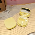 thumbnail image 4 of Lilixerw Compact Contact Lens Case,Stylish All-in-One Travel Storage Box with Built-in Accessory Slot,Leak-Proof & Durable for Daily,Gym,Outdoor,2.76x0.98 inch,Yellow, 4 of 6