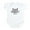 Cloud White, variant on CafePress - Lil Grey Cat Infant Bodysuit - Baby Light Bodysuit, Size Newborn - 24 Months