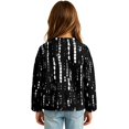 thumbnail image 5 of Grblisyd Girls Cardigan Sweater Fall Kids School Uniforms Cute Cartoon Print Button Down Sweaters Tops Winter Warm Jacket, 5 of 6