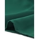 thumbnail image 5 of Blusa de gasa de mujer plus size Agnes Orinda con cuello partido, dobladillo alto-bajo, mangas 3/4, 2024, 2X, verde, 5 of 6