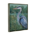 thumbnail image 4 of Stupell Industries Heron at Lake Painting Animals & Insects Painting Gray Floater Framed Canvas Art Print Wall Art, 25 x 31, 4 of 10