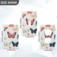 thumbnail image 7 of Yayeee Duplex Wall Plate 1-Gang 4.5"x2.7" Home Receptacle Light Switch Decorative Outlet Cover, Beige Butterflies, 7 of 7