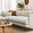 thumbnail image 6 of Sectional Sofa Couch, Ivory White, Fabric, Living Kitchen Cafe Bistro Hospitality Restaurant, Modern Contemporary HB36285, 6 of 6