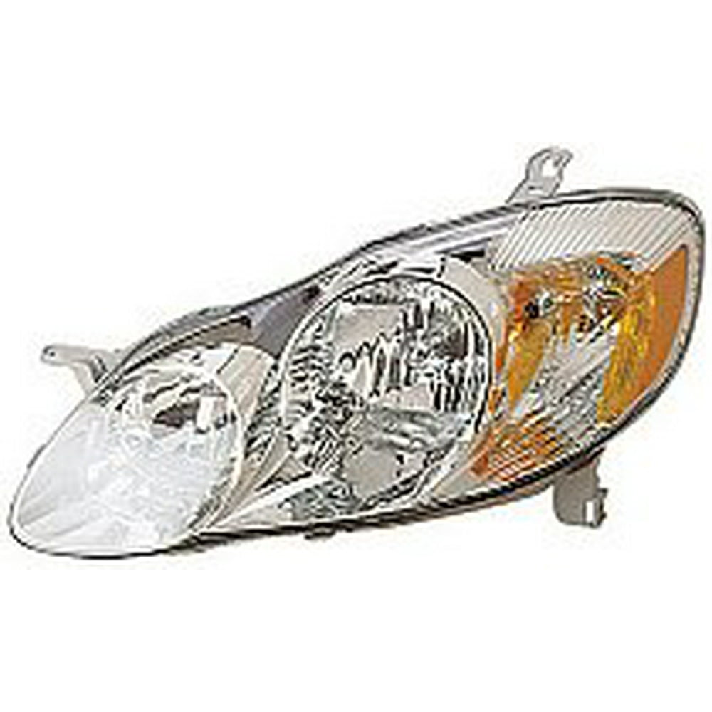 GoParts OE Replacement for 2003 2004 Toyota Corolla Headlight Assembly (CE/LE) Left (Driver